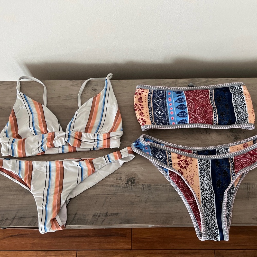 Size medium bikinis